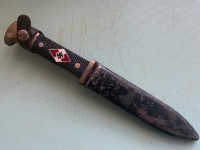 Hitler Youth Fighting Knife. Rare collectors knife