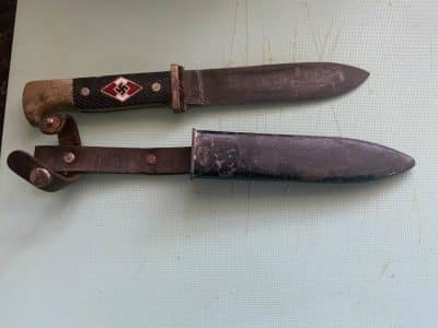 Hitler Youth Fighting Knife. Rare collectors knife - Image 24
