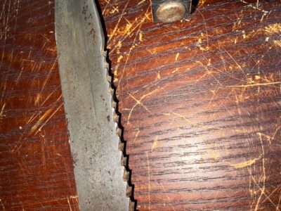 Rare saw back bladed German Hitler Youth Knife & Scabbard Military & War Antiques 12