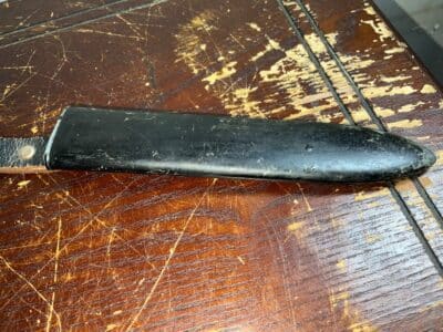 Rare saw back bladed German Hitler Youth Knife & Scabbard - Image 15