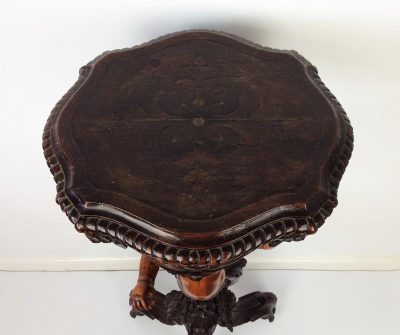 SOLD 19th Century Italian Carved Walnut Torchiere 19th century Miscellaneous 10