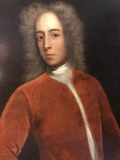 18th Portraits Nobleman & Pet Dog Attributed To Hans Hysing Swedish Antique Oil Paintings - Image 7