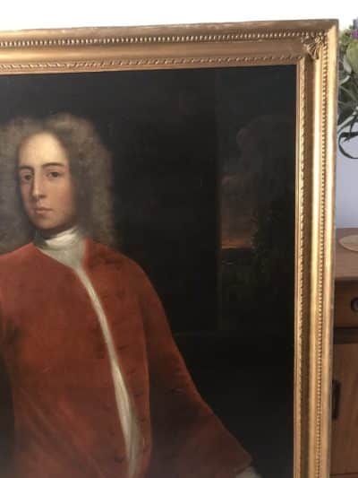 18th Portraits Nobleman & Pet Dog Attributed To Hans Hysing Swedish Antique Oil Paintings - Image 10