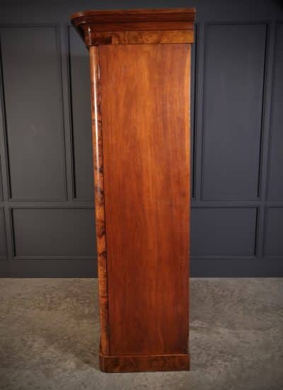 Victorian Burr Walnut Wardrobe Walnut Wardrobe Antique Furniture 9