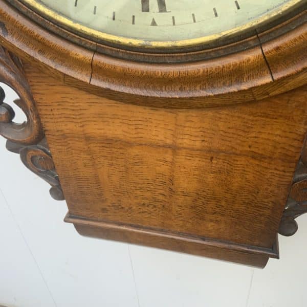 Large Drop Dial Wall clock Antique Clocks 8