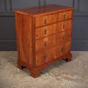 Art Deco Walnut Chest of Drawers antique chest Antique Chest Of Drawers 3