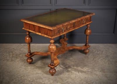William & Mary Oyster Veneered Side Table