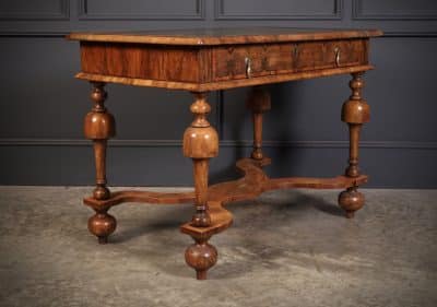 William & Mary Oyster Veneered Side Table - Image 2