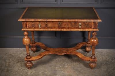 William & Mary Oyster Veneered Side Table centre table Antique Desks 5