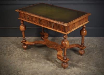 William & Mary Oyster Veneered Side Table - Image 10