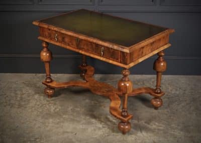 William & Mary Oyster Veneered Side Table - Image 13