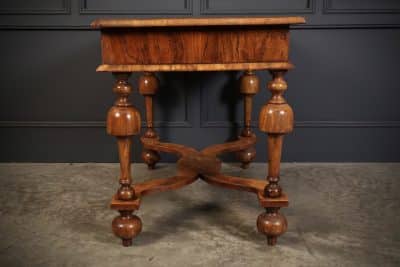 William & Mary Oyster Veneered Side Table - Image 17
