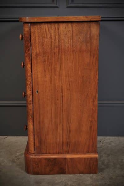 Pair of Victorian Burr Walnut Bedside Cabinets - Image 11
