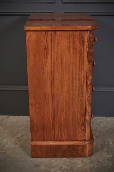 Pair of Victorian Burr Walnut Bedside Cabinets - Image 13