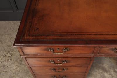 Rare Large George III Mahogany Partners Desk desk Antique Desks 7