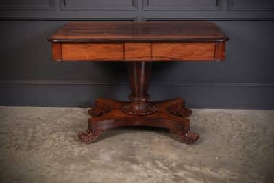 Rosewood Library Centre Table - Image 4