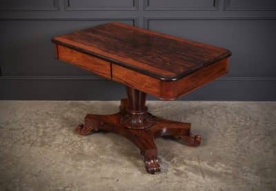 Rosewood Library Centre Table - Image 5
