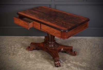 Rosewood Library Centre Table - Image 7