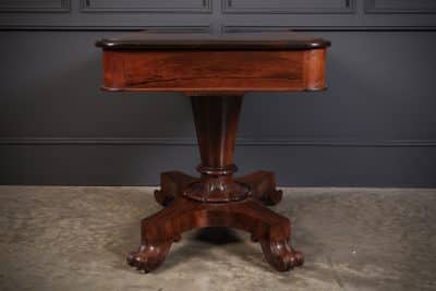 Rosewood Library Centre Table - Image 9