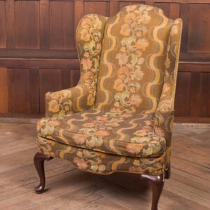 19th Century Tapestry Embroidered Wing Chair SAI2228 wing back Antique Chairs