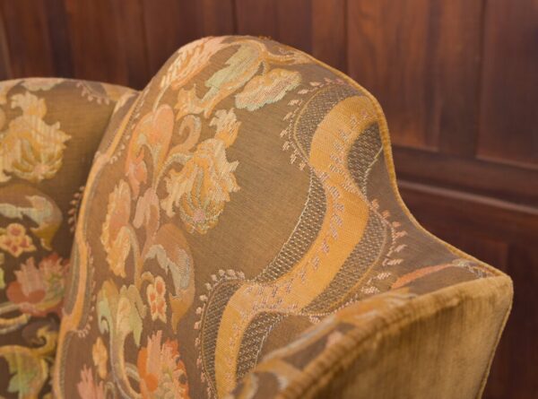 19th Century Tapestry Embroidered Wing Chair SAI2228 wing back Antique Chairs 6