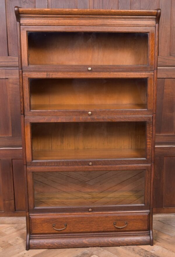 Oak Sectional Barristers Bookcase SAI2007 Antique Furniture 6