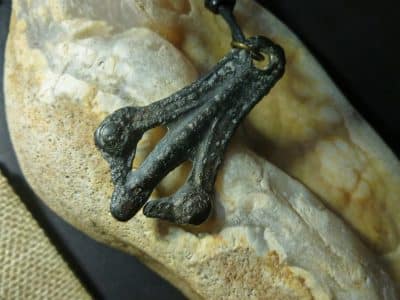 Ancient Viking Era Dragons foot Pendant Amulet (5116) amulet Antique Collectibles 4