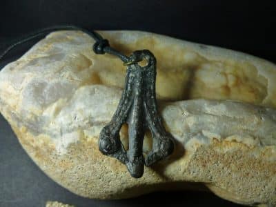 Ancient Viking Era Dragons foot Pendant Amulet (5116) amulet Antique Collectibles 6