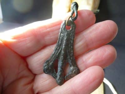 Ancient Viking Era Dragons foot Pendant Amulet (5116) amulet Antique Collectibles 9