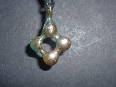 Ancient medieval Bronze  Cross (5119) Antique Jewellery 9