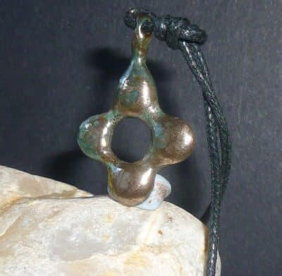 Ancient medieval Bronze  Cross (5119) Antique Jewellery 13