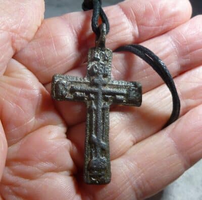 Antique Russian Cross pendant  (5122) Antique Jewellery 3