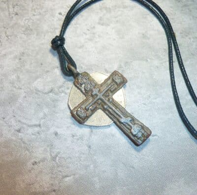 Antique Russian Cross pendant  (5122) Antique Jewellery 6