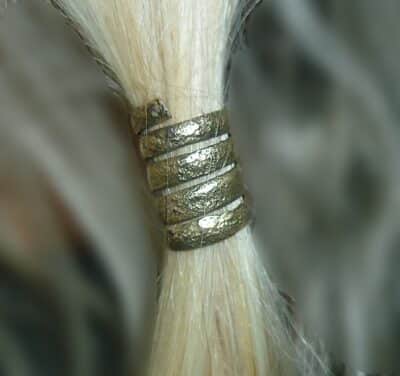Genuine Viking Beard or Hair ring   (5124) Antique Collectibles 8