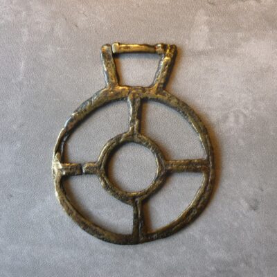 Ancient Antique Roman Bronze Solar Amulet Pendant  (5133) Antique Pendants 14