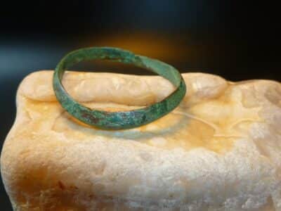 Antique Ancient Viking Norse Bronze Bracelet (5106) Antique Bracelets 11