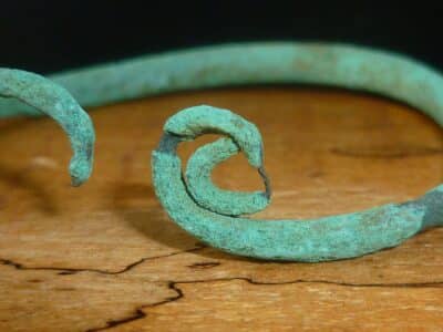 Antique Ancient Viking Norse Bronze Bracelet (5135) ancient viking Antique Bracelets 10