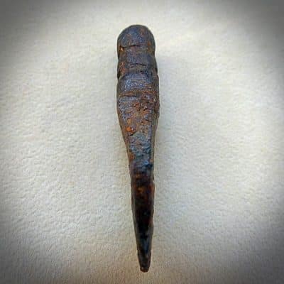 Chisel, Tiny ancient artifact, an artisans iron chisel tool (5067) antique chisel, Antique Collectibles 14