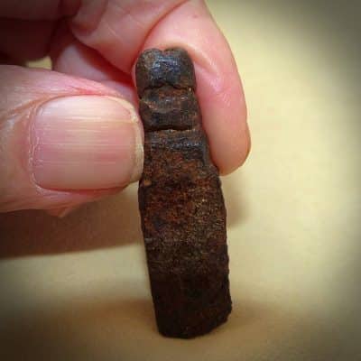 Chisel, Tiny ancient artifact, an artisans iron chisel tool (5067) antique chisel, Antique Collectibles 18