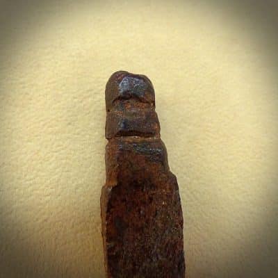 Chisel, Tiny ancient artifact, an artisans iron chisel tool (5067) antique chisel, Antique Collectibles 7
