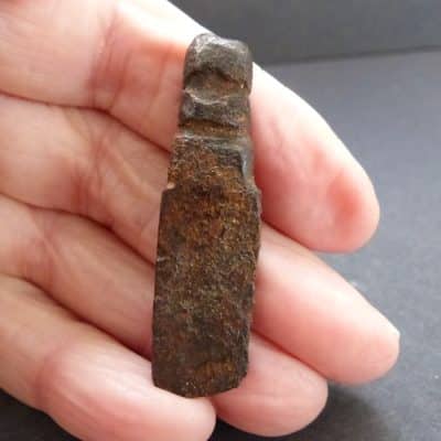 Chisel, Tiny ancient artifact, an artisans iron chisel tool (5067) antique chisel, Antique Collectibles 3