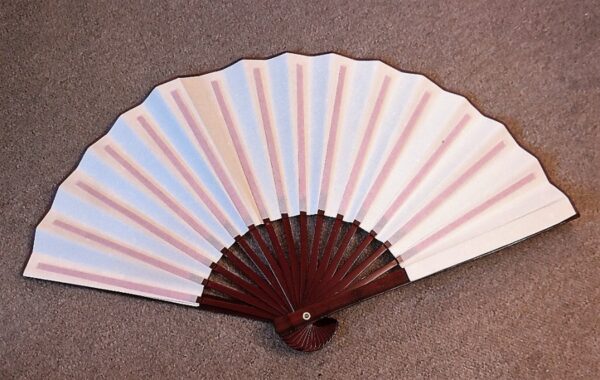A vintage Fan in both Chinese & English From THE GRAND HOTEL Beijing China - Image 4