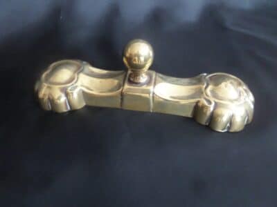A VICTORIAN BRASS DESK TIDY (or DOOR STOP) VICTORIAN (c1870's)