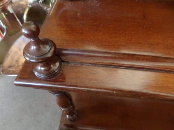 A VICTORIAN MAHOGANY DISPLAY STAND/DUMB WAITER - Image 6