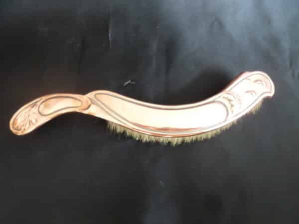 AN 'ART NOUVEAU' CRUMB TRAY & BRUSH. Early 1900's - Image 4