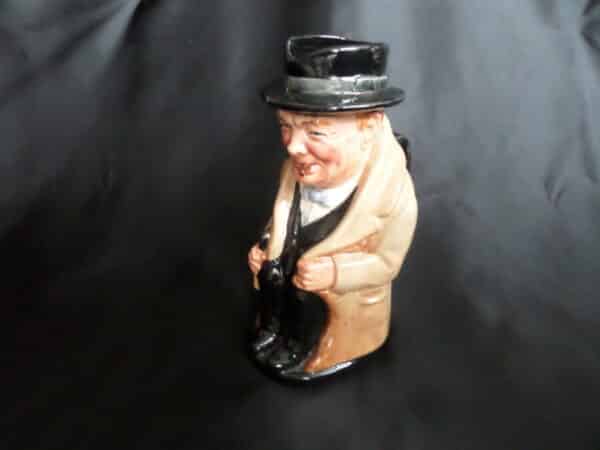 A ROYAL DOULTON CHARACTER JUG. SIR WINSTON CHURCHILL Antique Ceramics 3