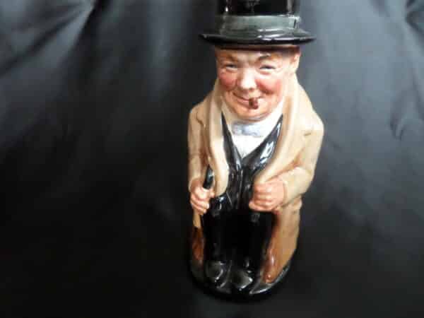 A ROYAL DOULTON CHARACTER JUG. SIR WINSTON CHURCHILL - Image 2