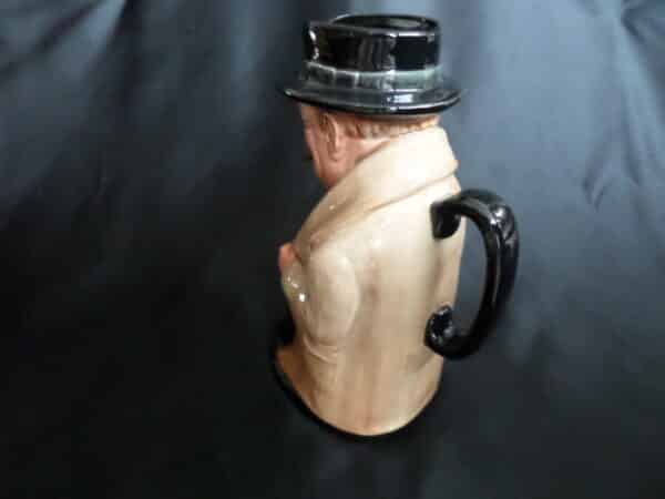 A ROYAL DOULTON CHARACTER JUG. SIR WINSTON CHURCHILL - Image 3