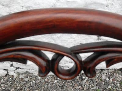 Set of 6 Victorian mahogany balloon back chairs - Image 4