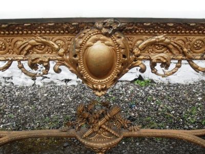 SOLD  Victorian gilt marble top Sideboard/Table 19th century Antique Furniture 5